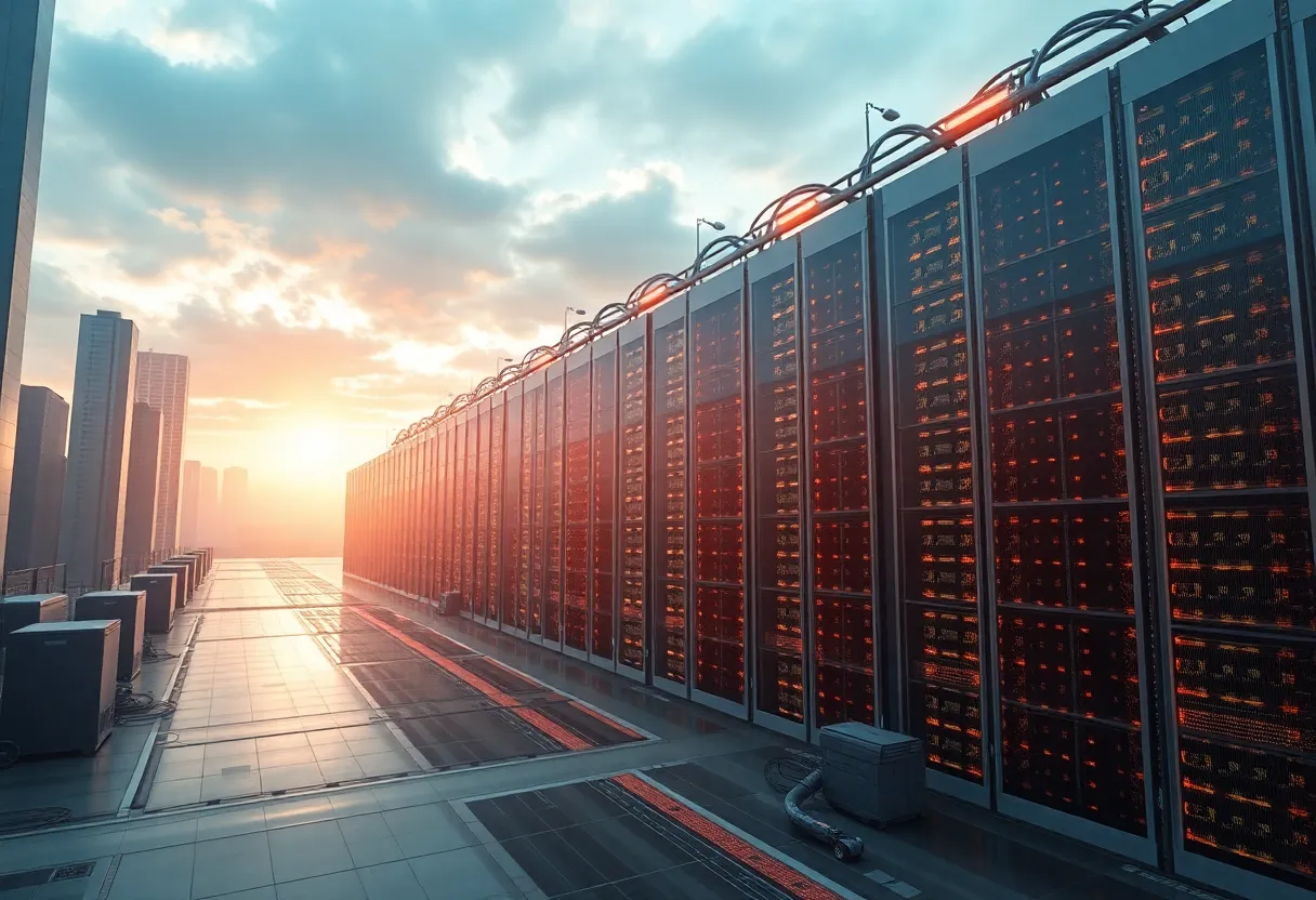 Rendering of Equinix data center near Dallas Love Field Airport