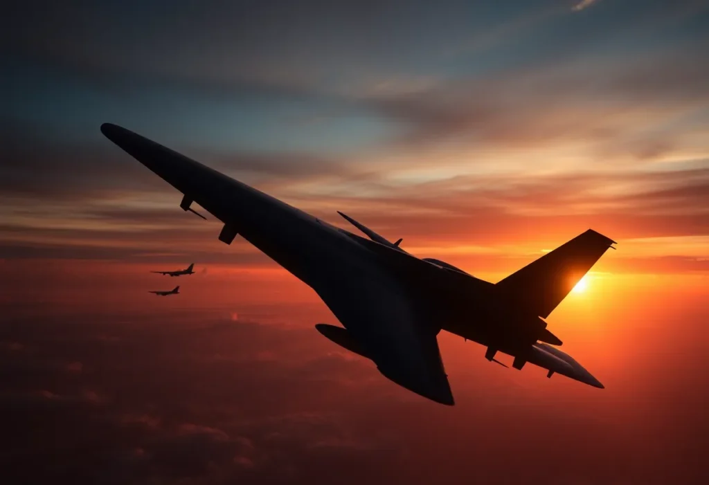 Military aircraft flying in Venezuelan airspace