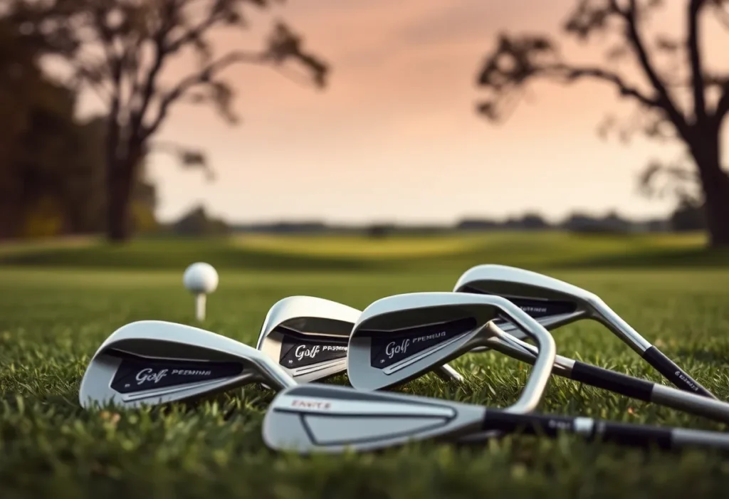 High-quality golf wedges by PROTOCONCEPT GOLF displayed on a golf course