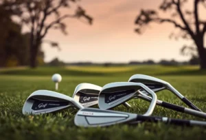 High-quality golf wedges by PROTOCONCEPT GOLF displayed on a golf course