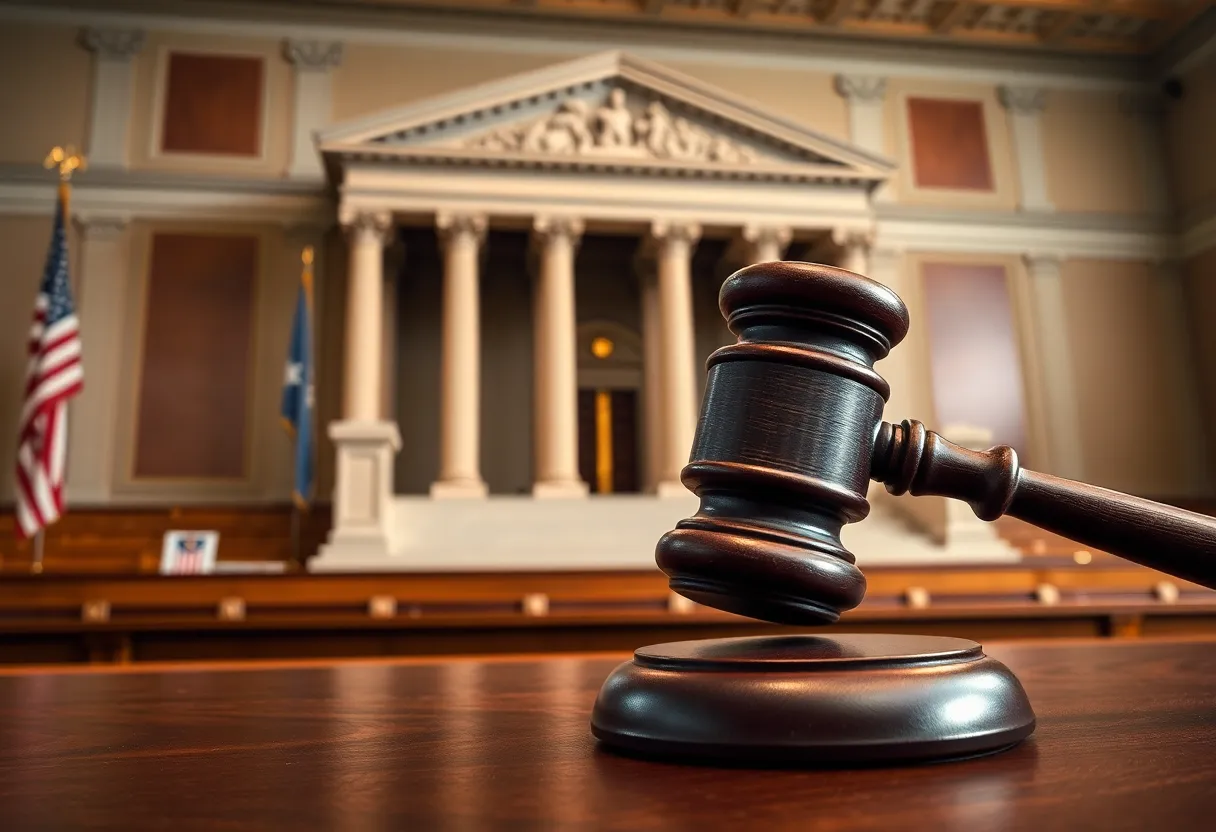 Supreme Court judges deliberating a case about Texas congressional map