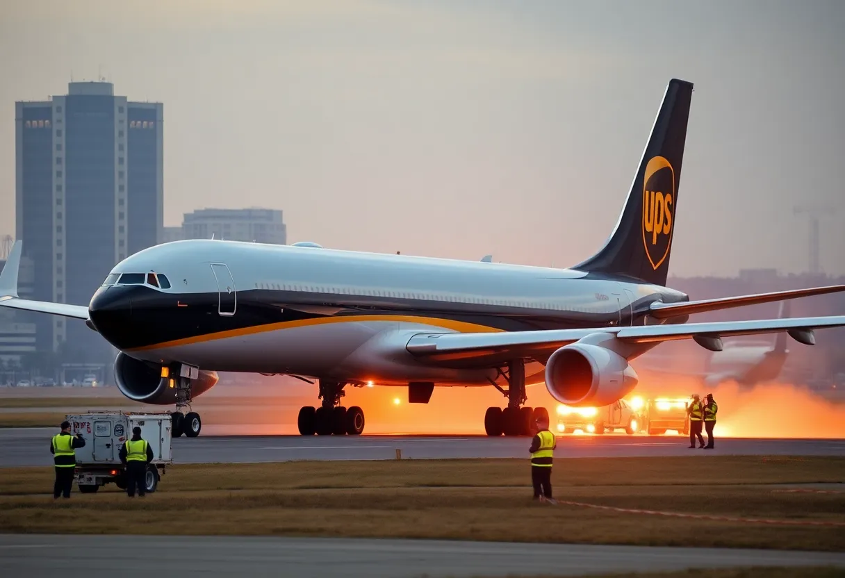UPS MD-11 aircraft grounded after crash in Louisville