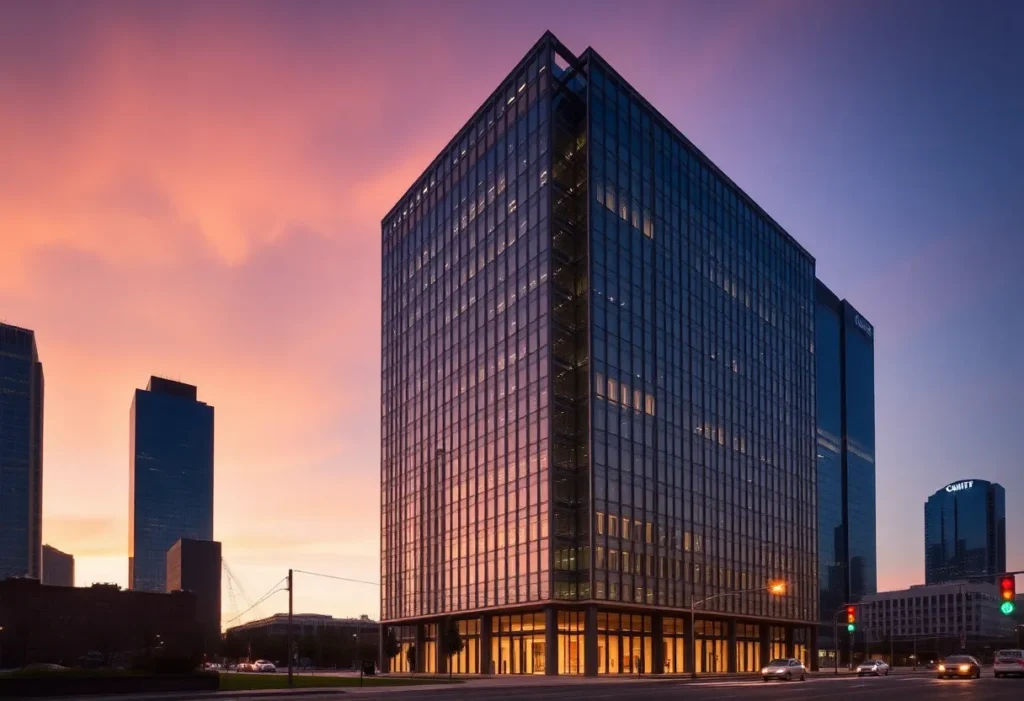 18-story office tower in downtown Dallas