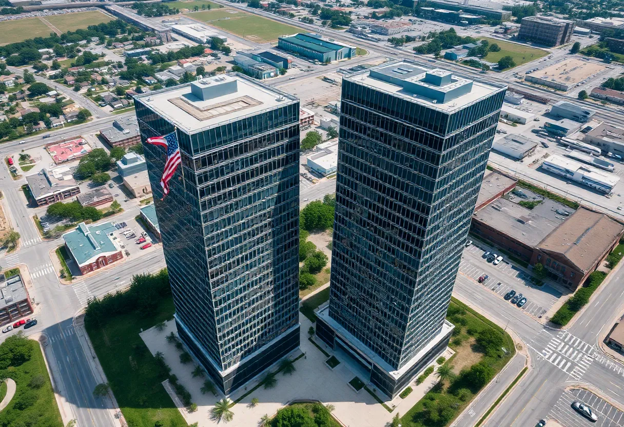 Two office towers in Arlington, TX, facing sale due to declining values