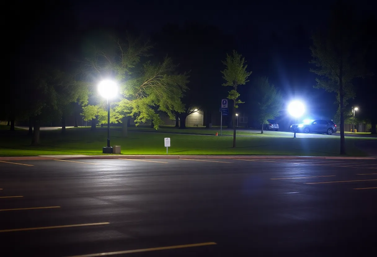 Site of a tragic shooting at Bailey Lake Park