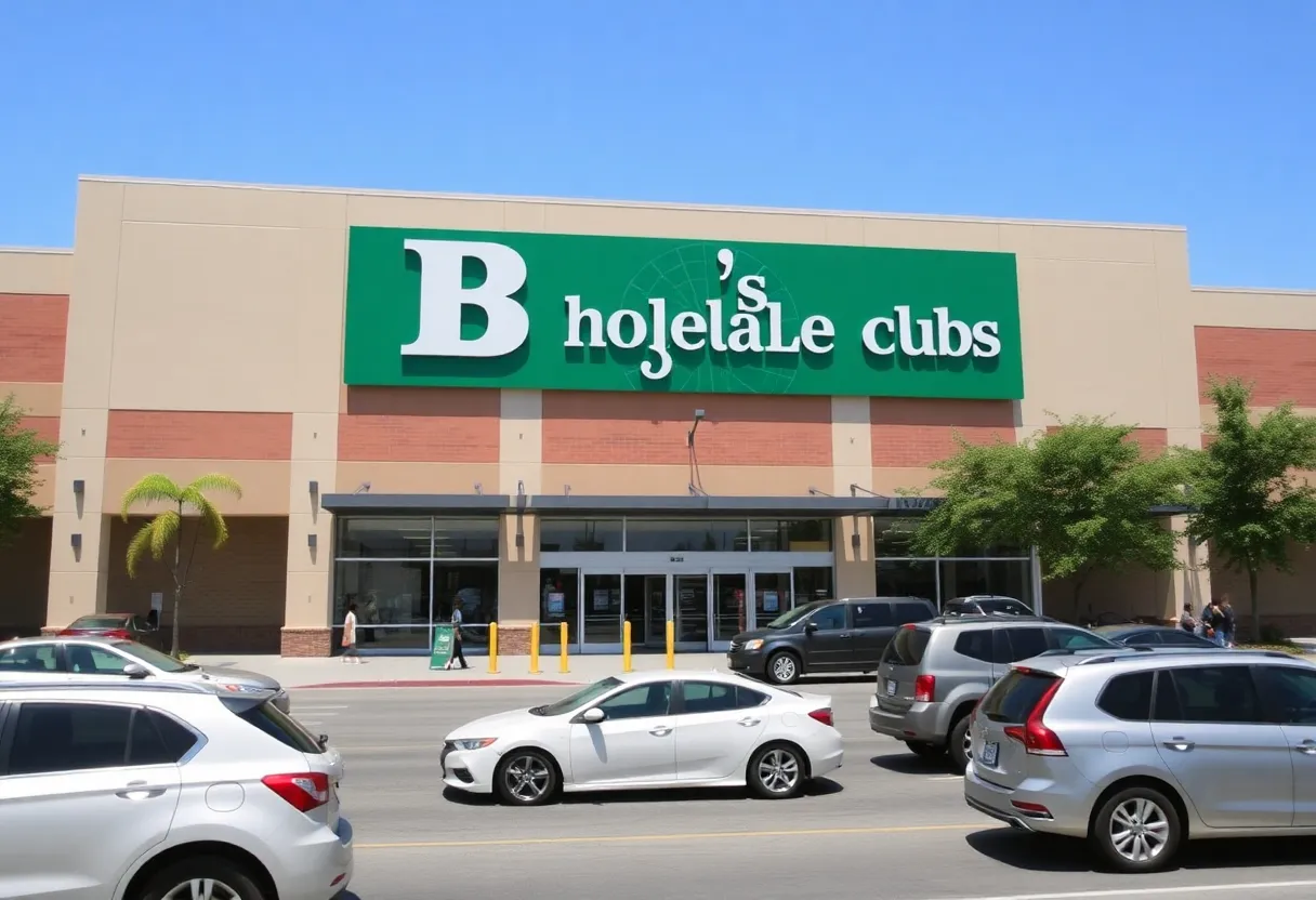 BJ's Wholesale Club new facility in San Antonio, Texas