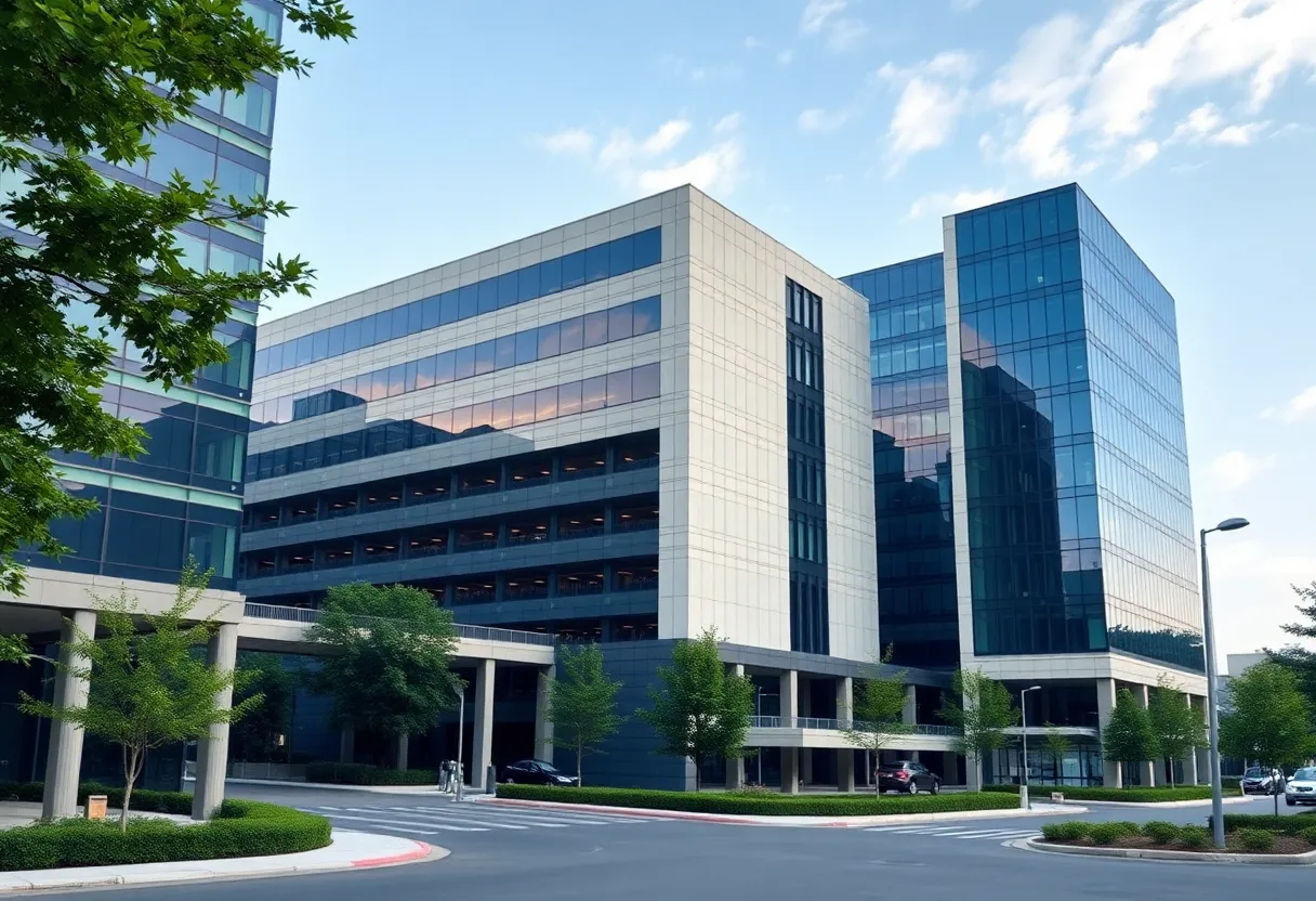 Newly acquired property for Caterpillar's headquarters in Irving, Texas