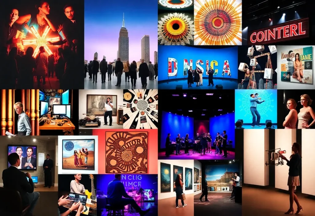 Collage of Dallas arts and culture events