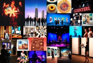 Collage of Dallas arts and culture events