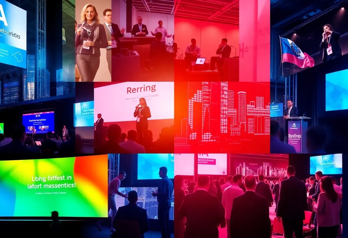Collage of key business events in Dallas-Fort Worth, showcasing economic insights.