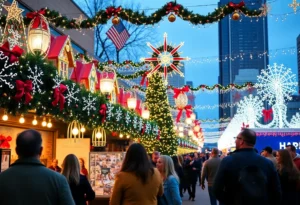 Festive community events in Dallas, Texas.