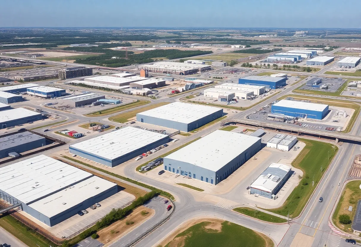 Industrial areas of Dallas showcasing new construction and manufacturing spaces.