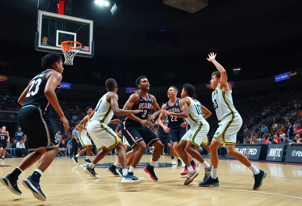 Dallas Mavericks basketball game action