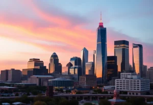 Vibrant skyline of Dallas representing business and innovation.