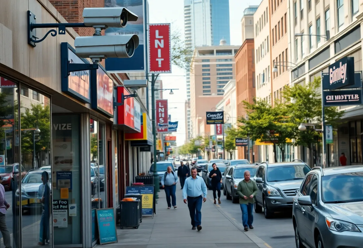 Small businesses in Dallas with surveillance cameras