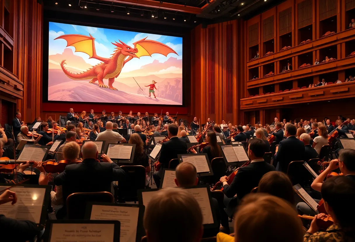 Dallas Symphony Orchestra performing How to Train Your Dragon live concert