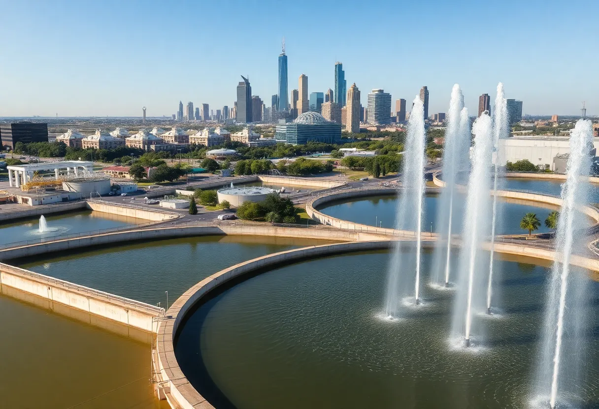 Overview of Dallas water treatment facilities and reservoirs