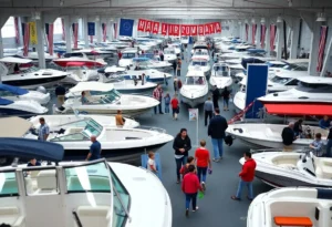 Dallas Winter Boat Show showcasing various boats