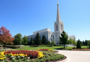 Rendering of the new Fairview Texas Temple