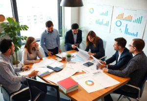 Organized financial workspace for Dallas entrepreneurs