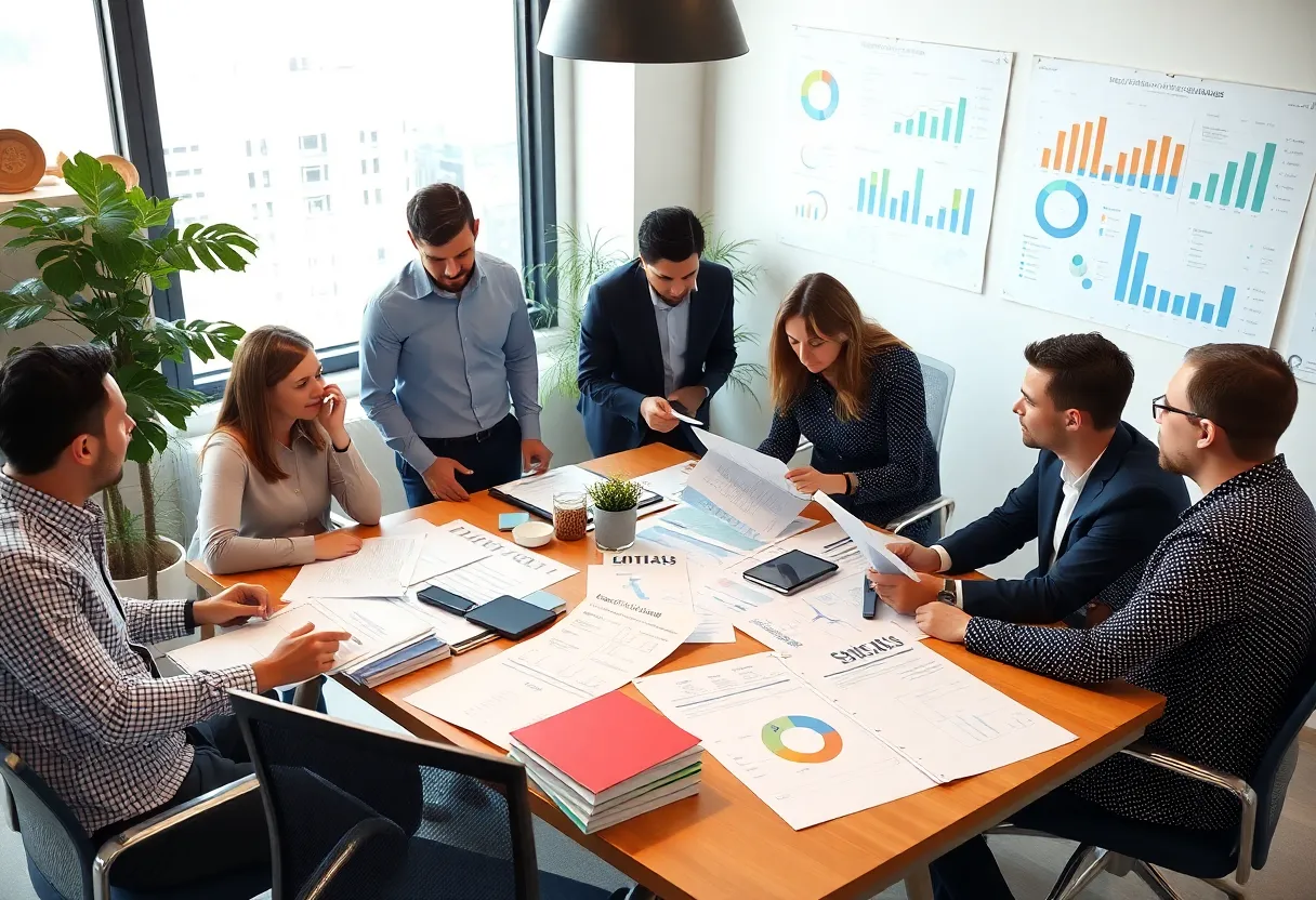 Organized financial workspace for Dallas entrepreneurs