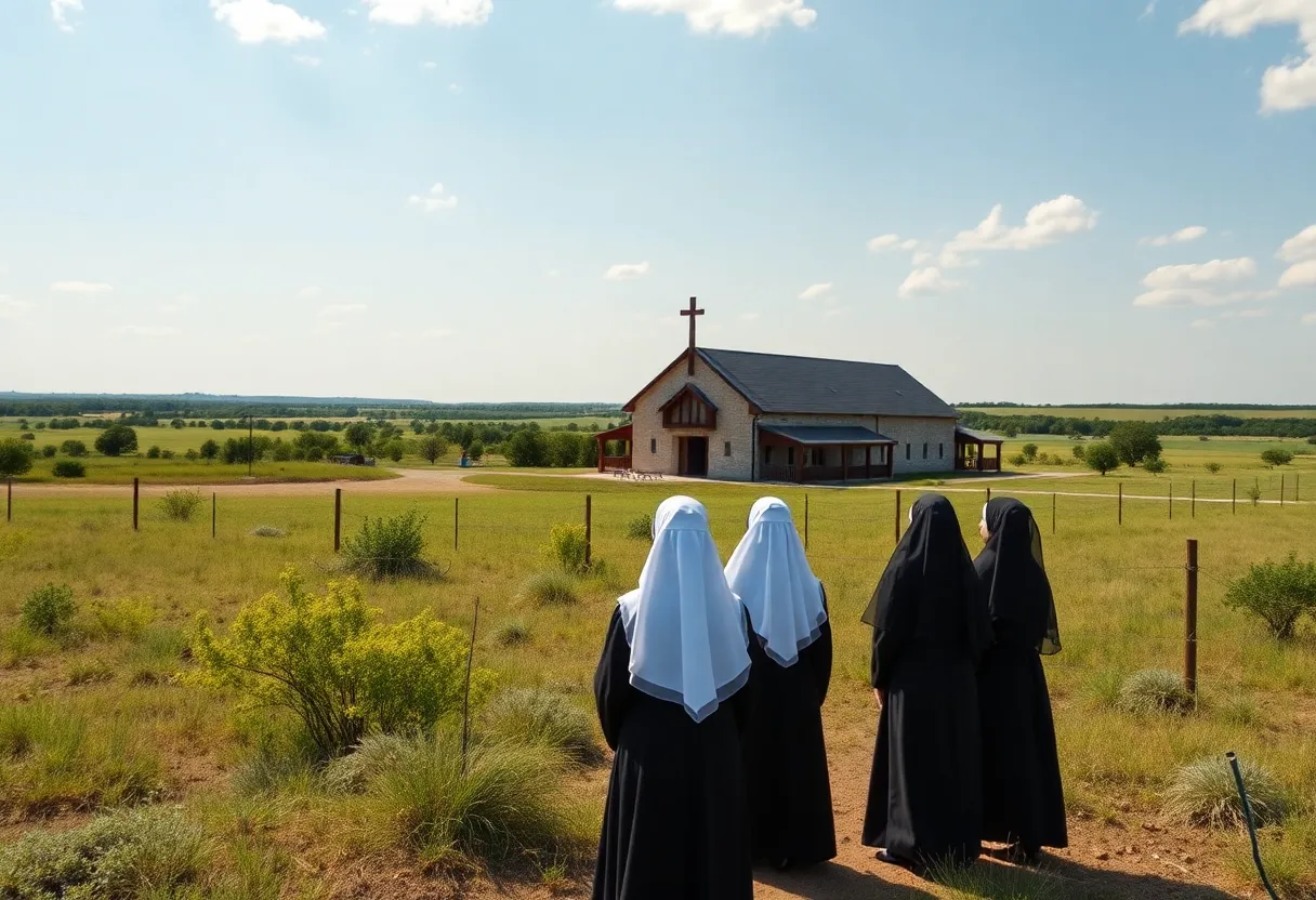 Carmelite monastery in northern Cooke County, Texas