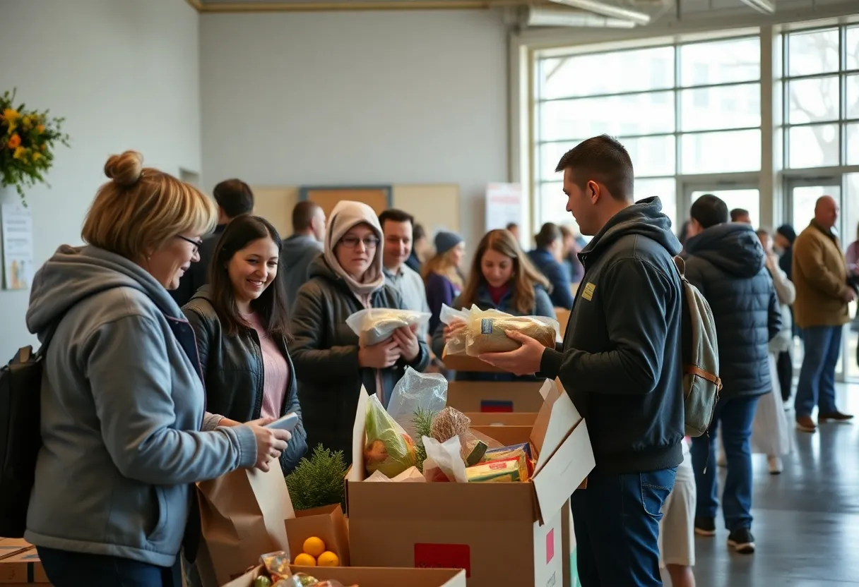 Volunteers providing assistance at GRACE Grapevine community event