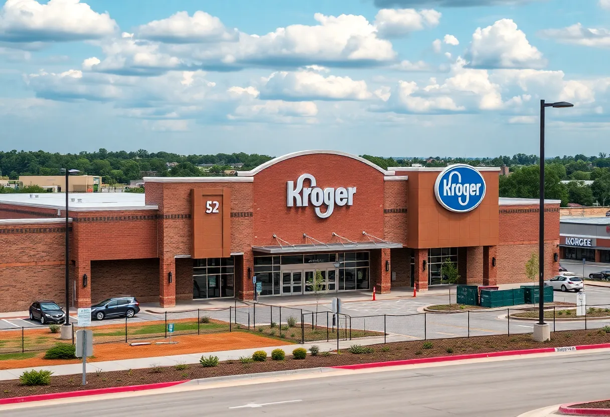 New Kroger store development in Fate, Texas