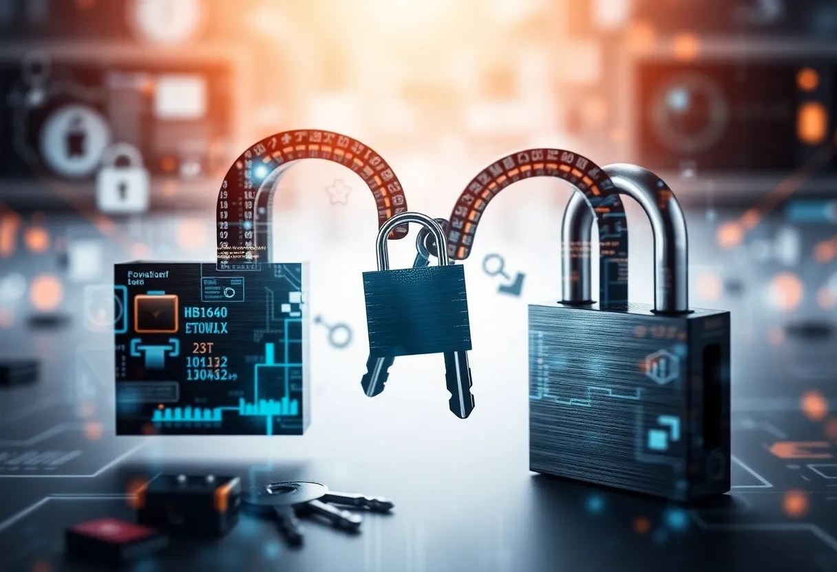 Abstract illustration representing the merger of Maffey’s Security Group and Guardian Fire Protection Services.