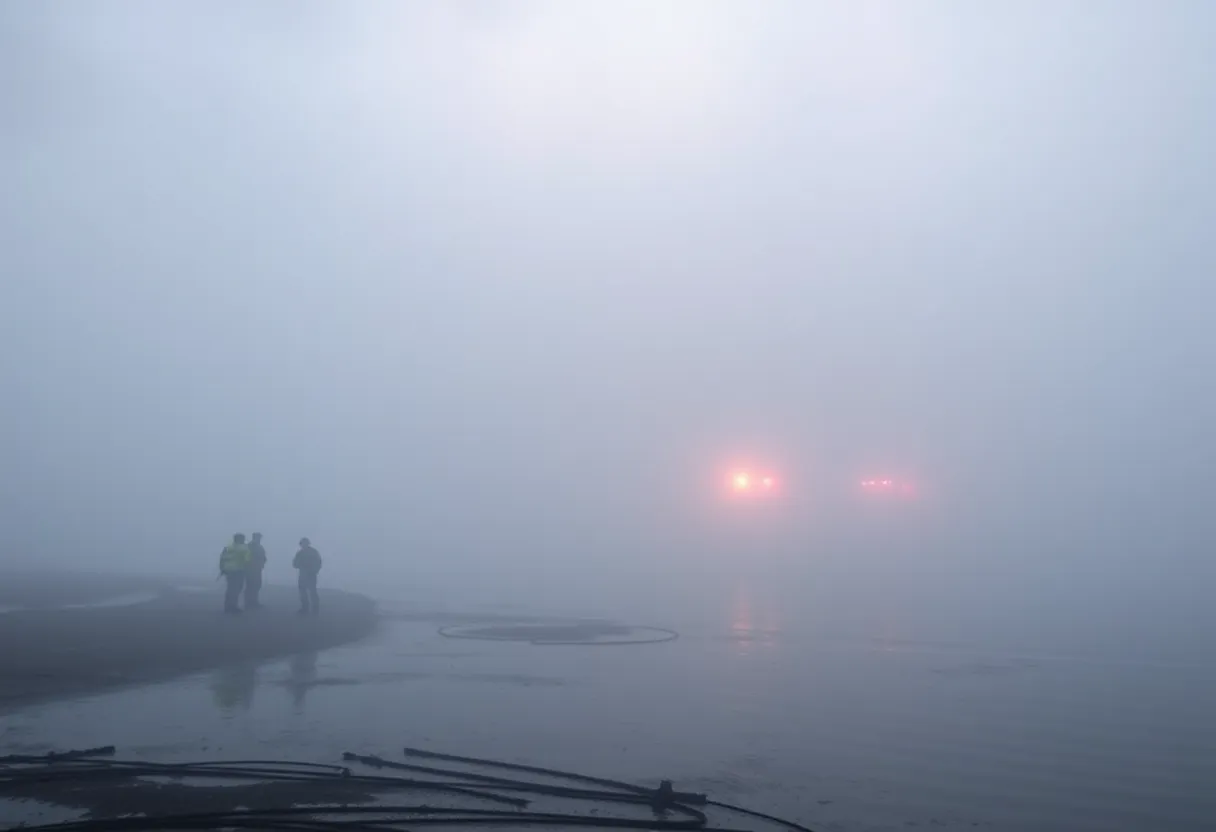 Rescue operation after Mexican Navy plane crash near Galveston Bay