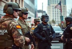 National Guard troops supporting law enforcement in New Orleans