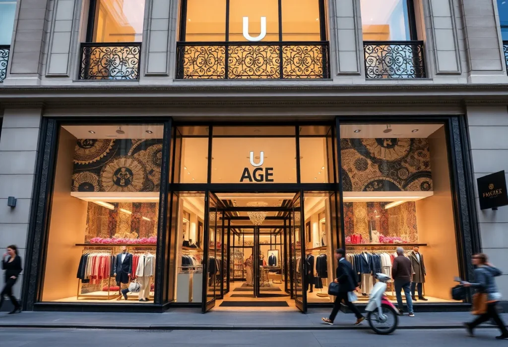 Exterior view of Neiman Marcus luxury department store