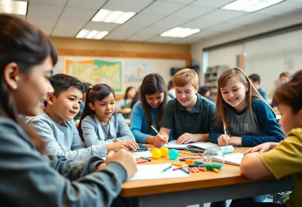 Students engaged in an innovative classroom project supported by grants from the Northwest ISD Education Foundation.