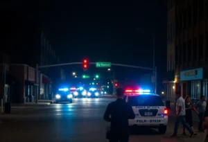Police responding to a shooting incident in Old East Dallas