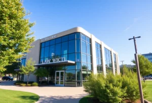 Exterior view of PSBP Law office in Frisco, Texas