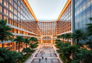 Concept design for the redevelopment of Sheraton Arlington Hotel