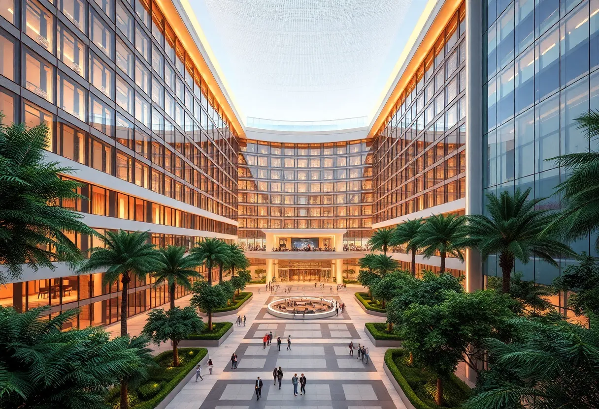 Concept design for the redevelopment of Sheraton Arlington Hotel