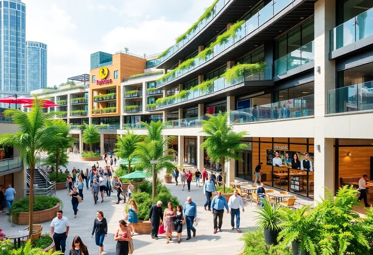 The Shops at Legacy North, a mixed-use lifestyle center in Plano, Texas