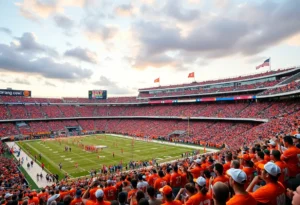 Texas Tech Red Raiders and Oregon Ducks Football Players in Action