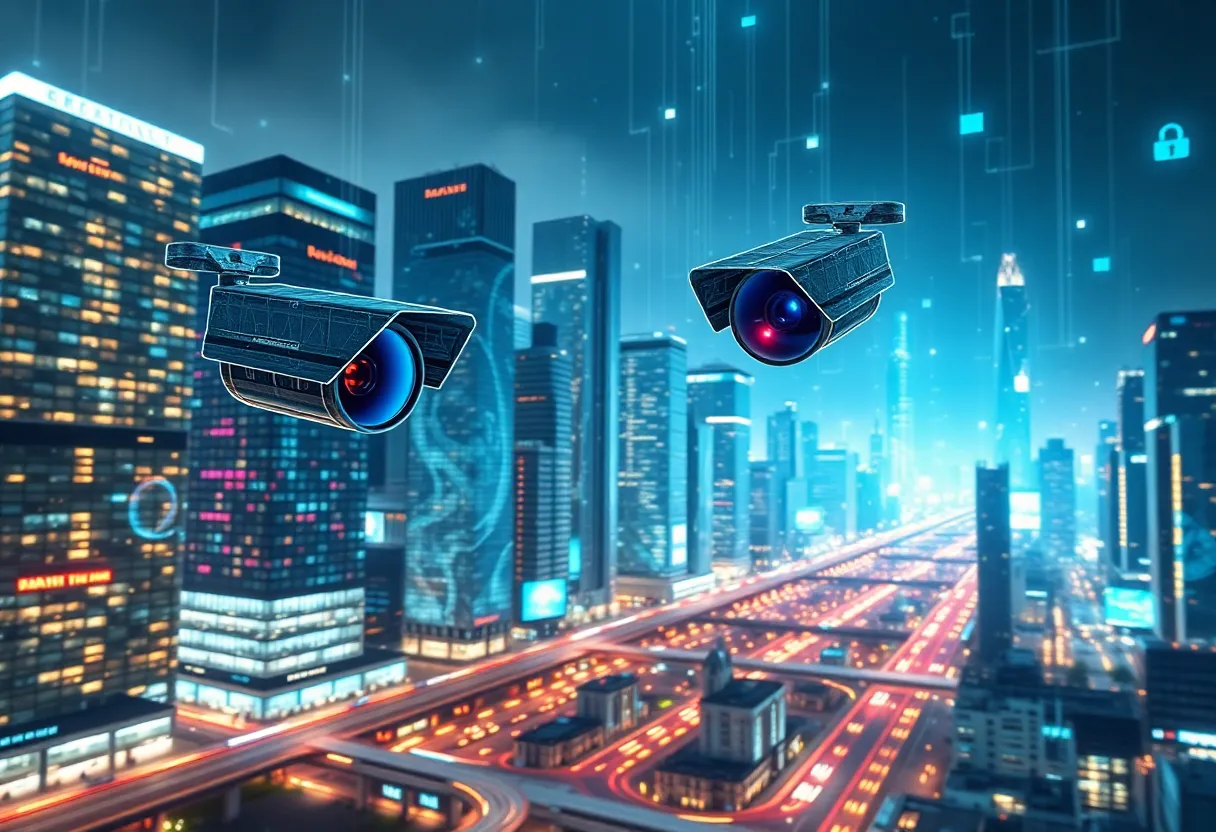 Artwork depicting the futuristic themes of 'The Copenhagen Test' series