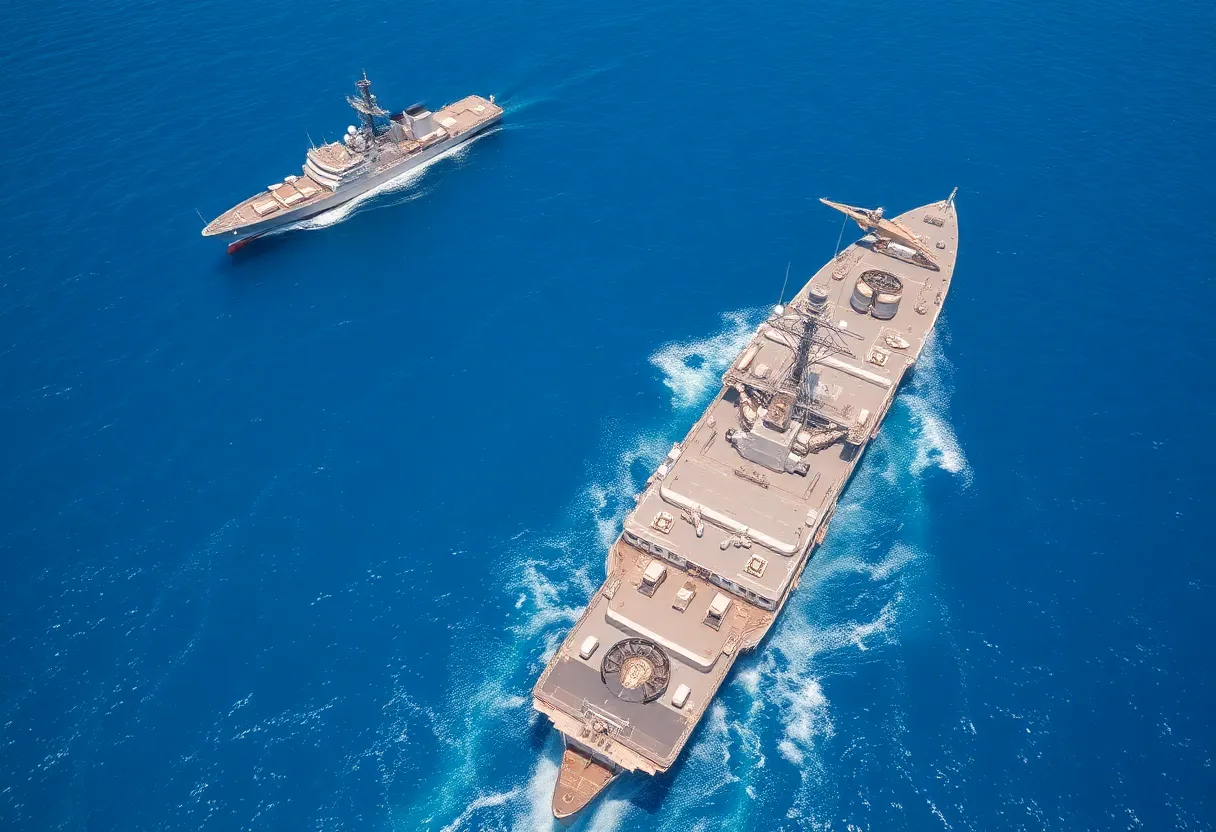 Naval operations in the Caribbean Sea