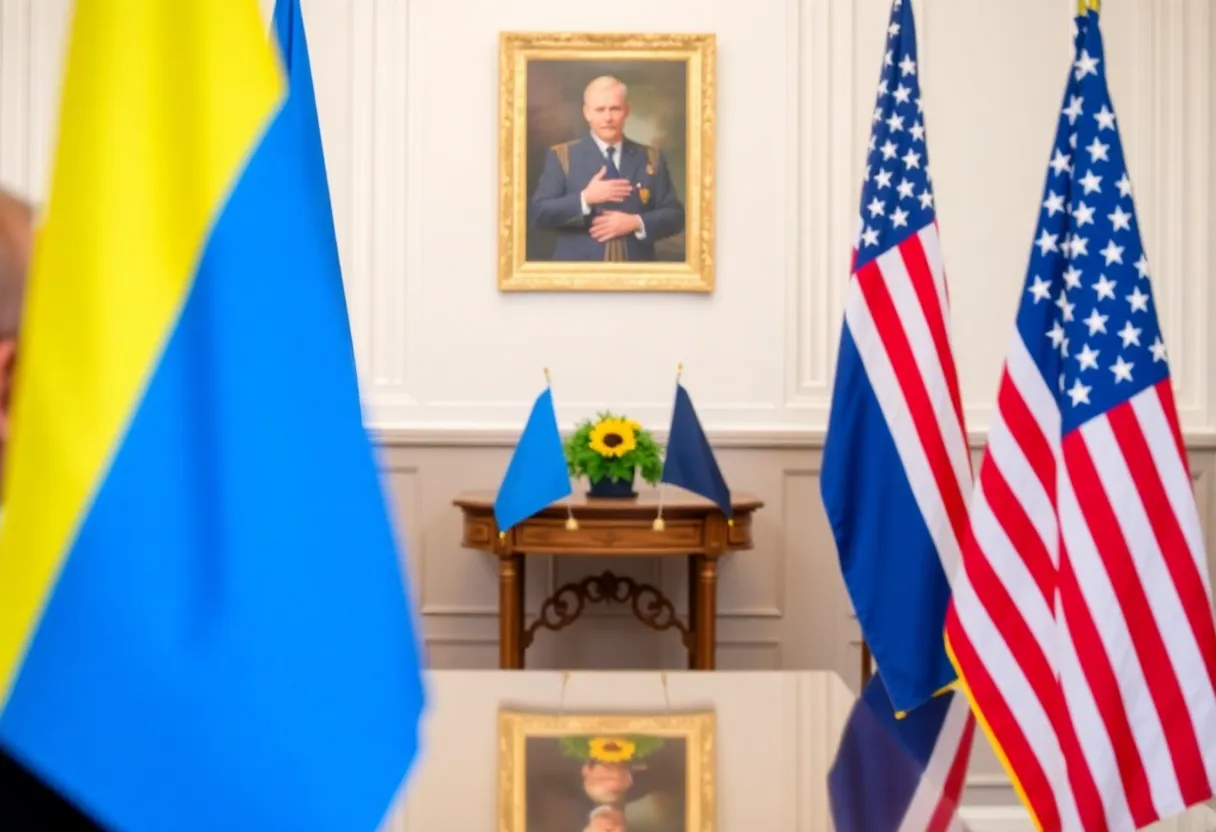Diplomatic meeting between U.S. and Ukrainian officials