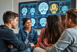 Counseling session for teenage alcohol misuse prevention at UT Dallas