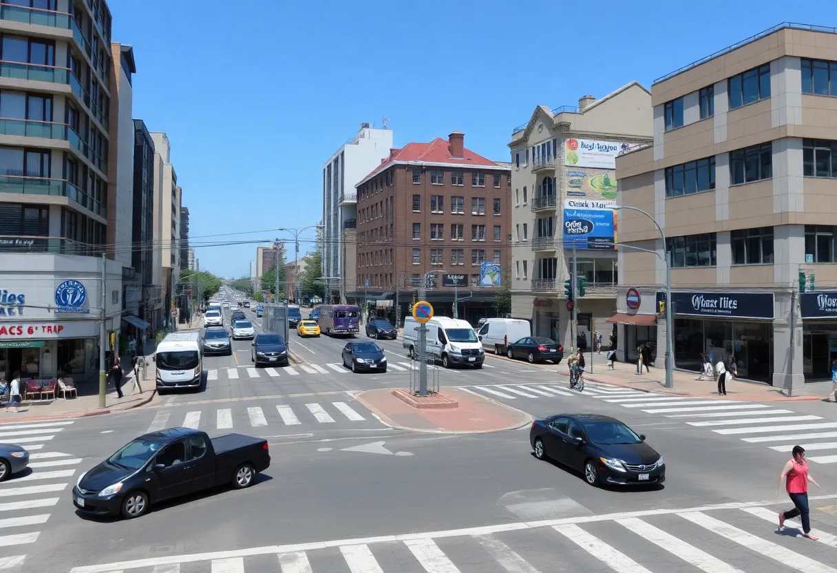 Busy intersection of Skillman and East Northwest Highway in Dallas