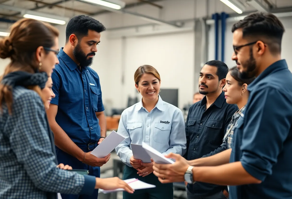 Walmart training session for skilled trades