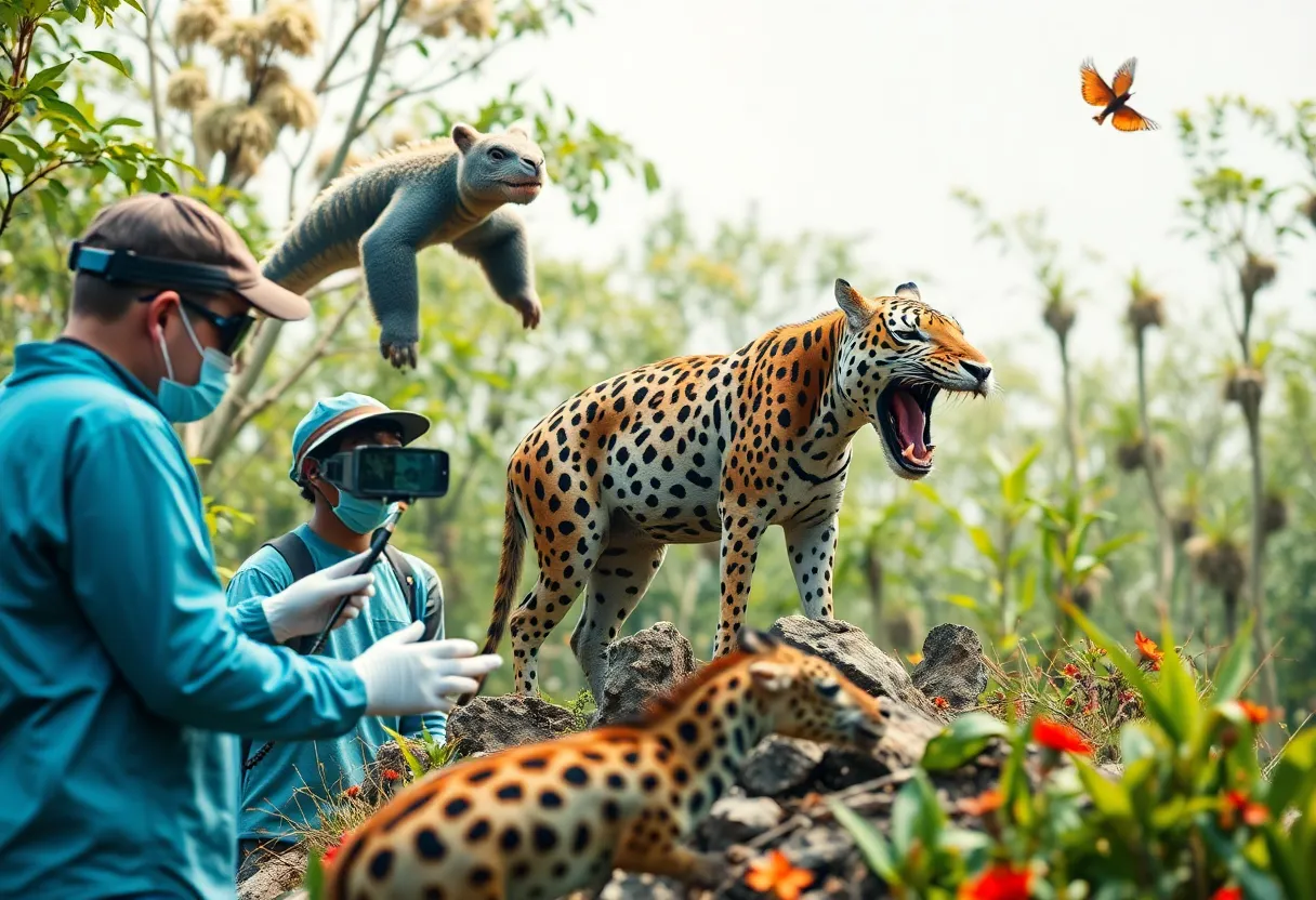 Conservation of endangered species supported by scientists.