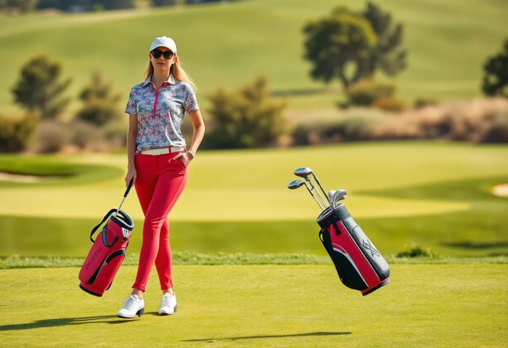 Display of XXIO 14 Ladies Golf Package Sets