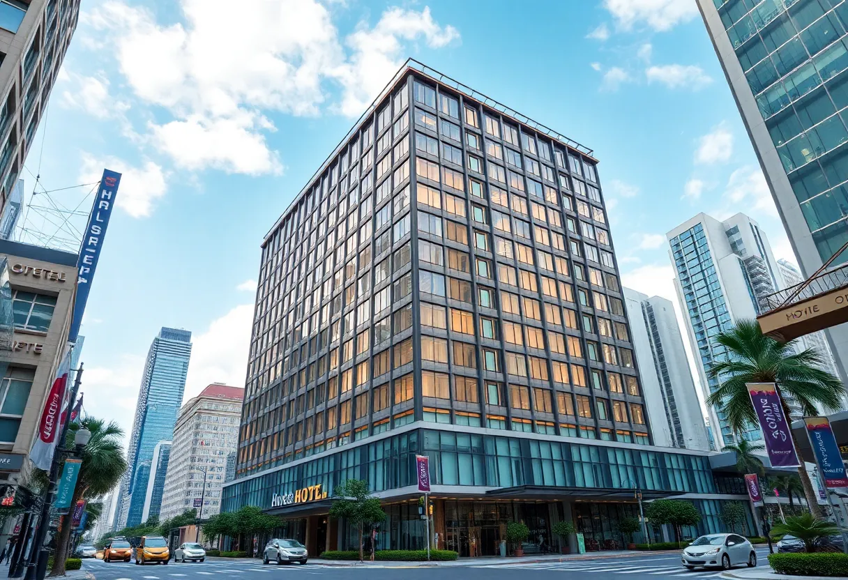 Upscale hotel representing Ashford Hospitality Trust's economic resilience