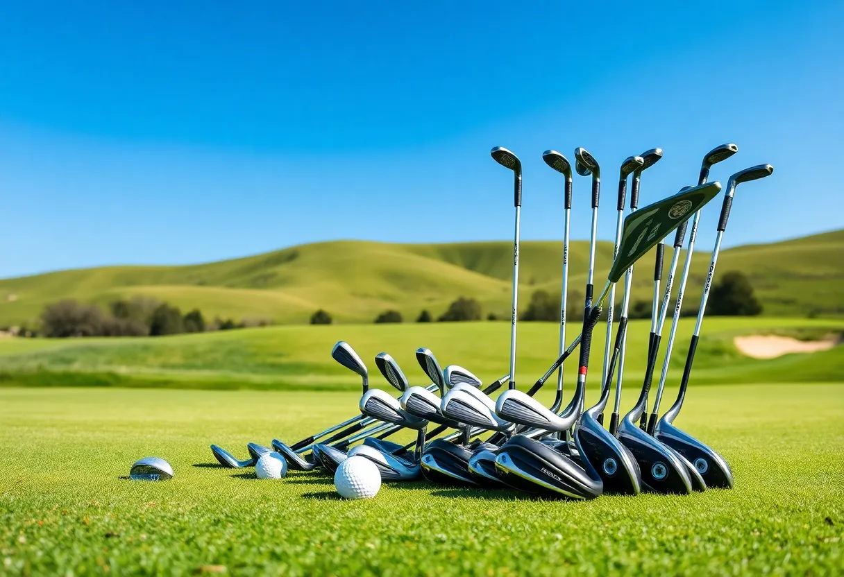 An assortment of the best golf clubs featured in Golf Digest's 2024 Hot List