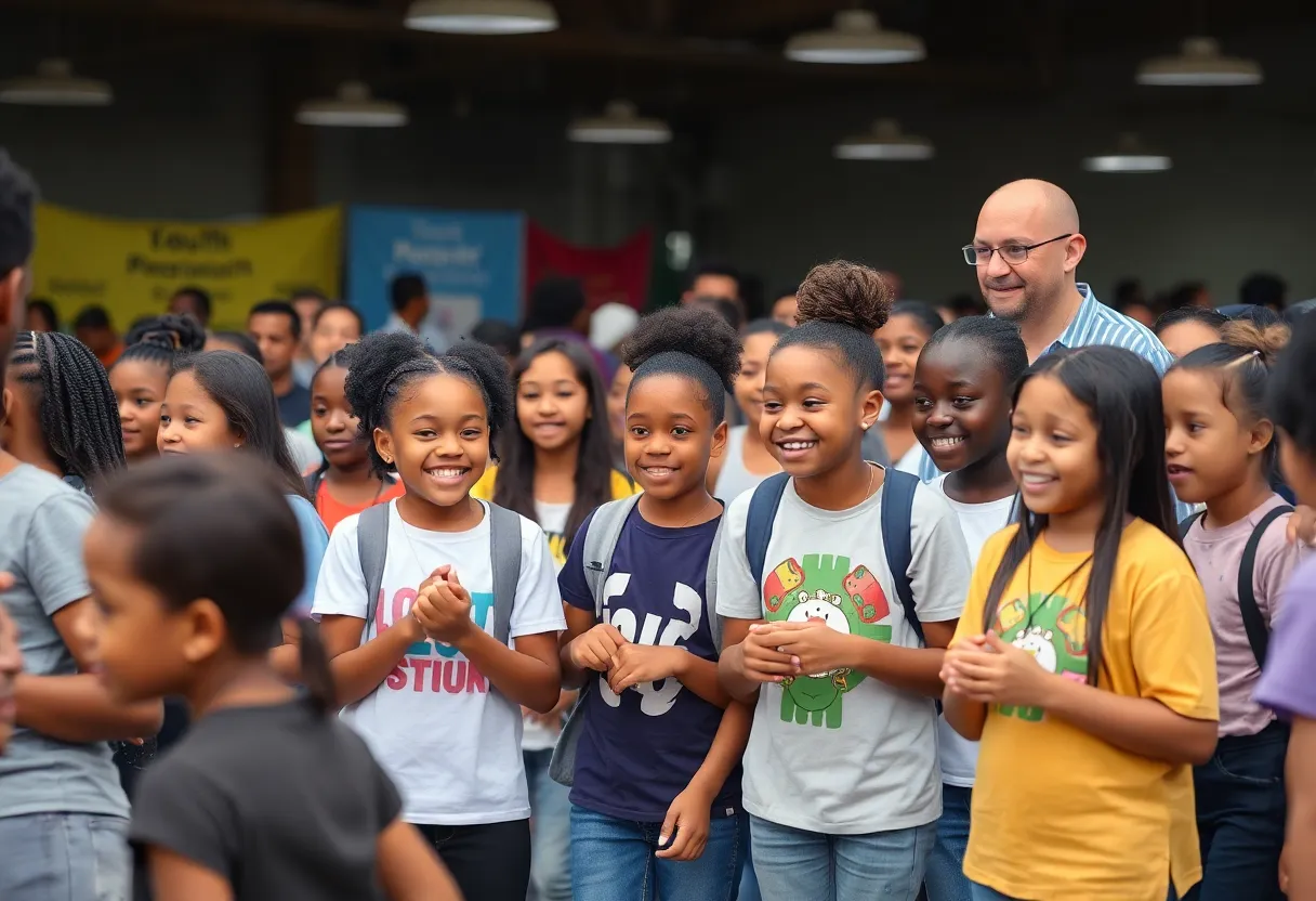 Youth empowerment event at the Boys & Girls Club of Greater Dallas